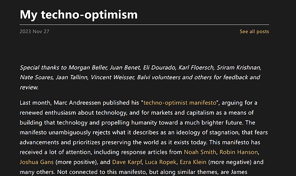 當(dāng) Web3 撞上 d/acc：技術(shù)加速時(shí)代 Crypto 能做些什么？ 資訊縮略圖